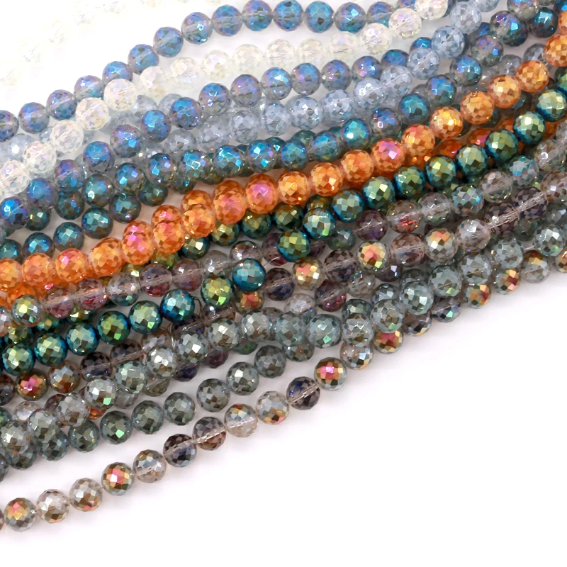350pcs/lot Flower Ball Crystal Bead Accessories Jewelry Fit Bracelets Necklaces Glass Beads Pendant For DIY Hand-making | Украшения и