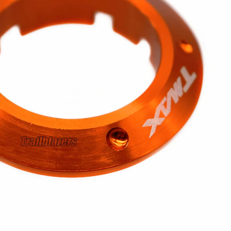 Free Shipping For YAMAHA T-MAX 500 08-11 530 12-14 Motorcycle Accessories CNC Aluminum SEAT LOCK COVER CAP Orange | Автомобили и
