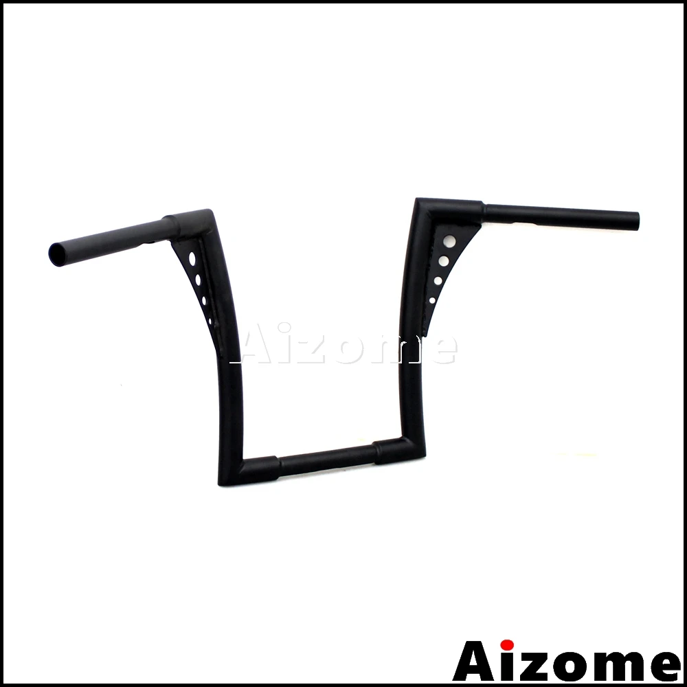 Черные вешалки на заказ для Ape Fat Bar 1 1/4 дюйма 12 дюймов руль Harley Softail Sportster Dyna FXST XL FLST