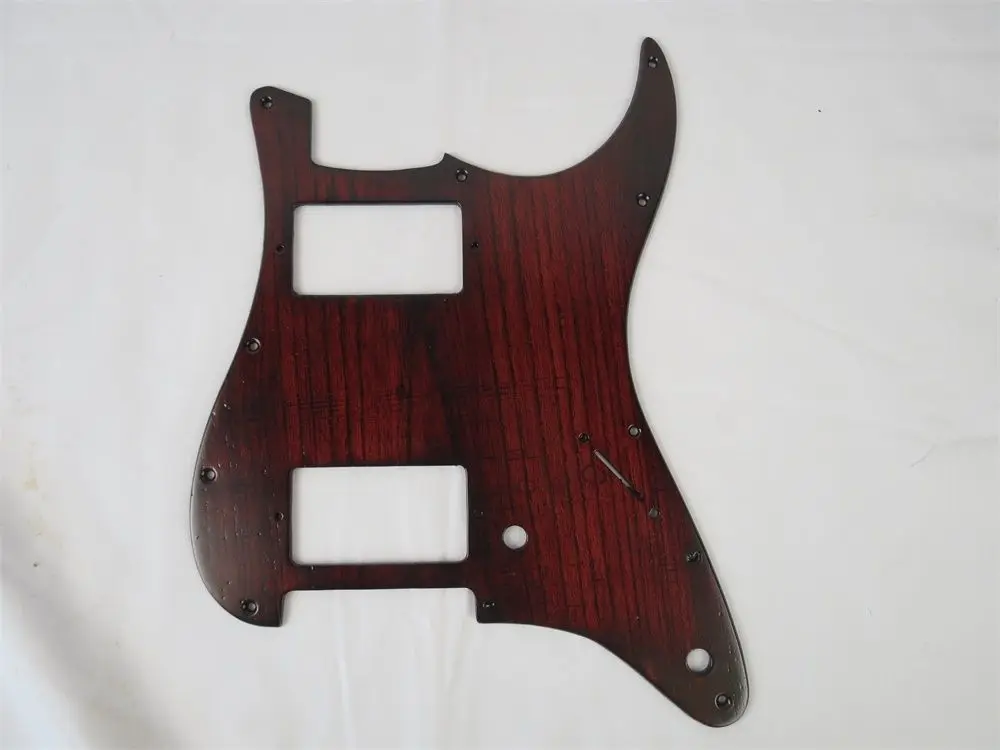 

1PCS hand made solid Ailanthus wood GUITAR Pickguard HH