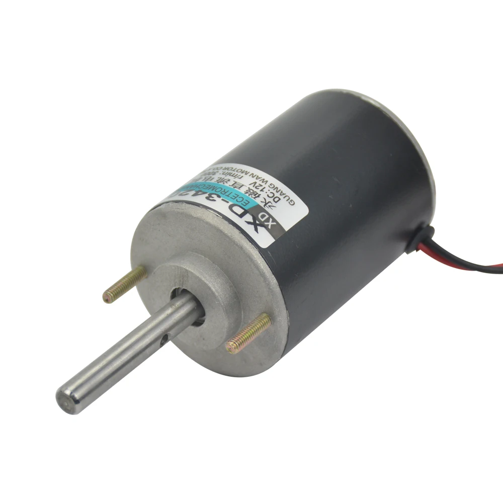 Yimaker XD-3420 постоянного магнита Мотор DC 12 V/24 V 3000/6000 об/мин универсальный регулируемый задний мотор DC Скорость двигатель с высоким крутящим моментом