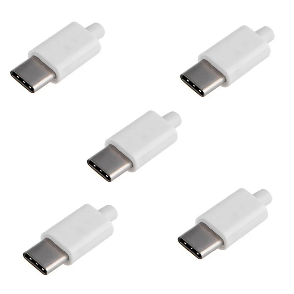 5 комплектов чёрный белый для самостоятельной сборки 24 контакта USB 3 1 Тип C