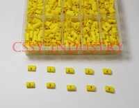 1000pcsbox 2 5mm2 red yellow blue green 4 color 10 different number white color 0 9 cable marker set