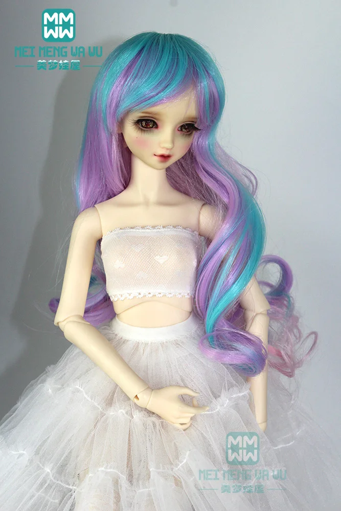 Крупные волнистые вьющиеся волосы для 1/3 1/4 1/6 BJD/SD куклы законченный парик|Куклы| |