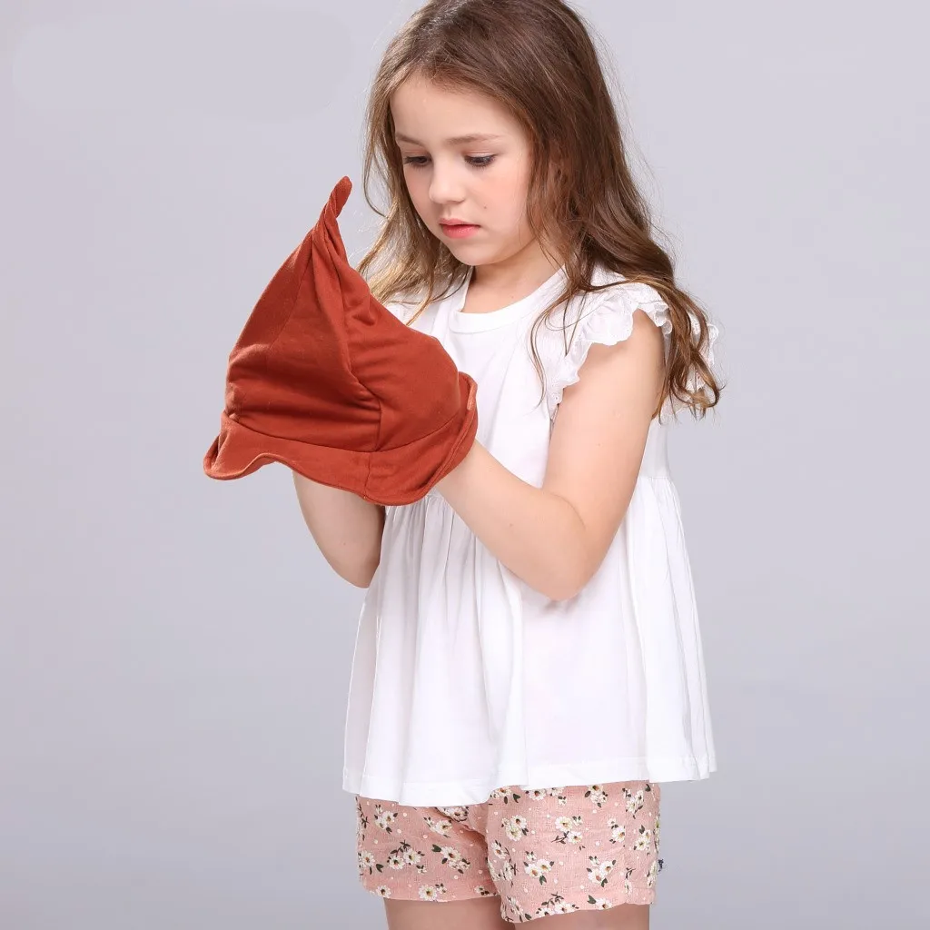

Baby Girl Clothes Summer Girls T Shirt Children Clothing Toddler Solid Flying Sleeve Top Tees Kids Ruffles Pullovers Tees 2-7Y