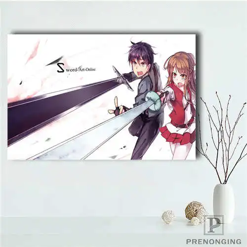 Canvas Poster Пользовательские Холст плакат Асуна(45) Печатный постер ткань стены искусства картины для декора гостиной#18-12-05-H-03-161 - Цвет: Canvas Poster