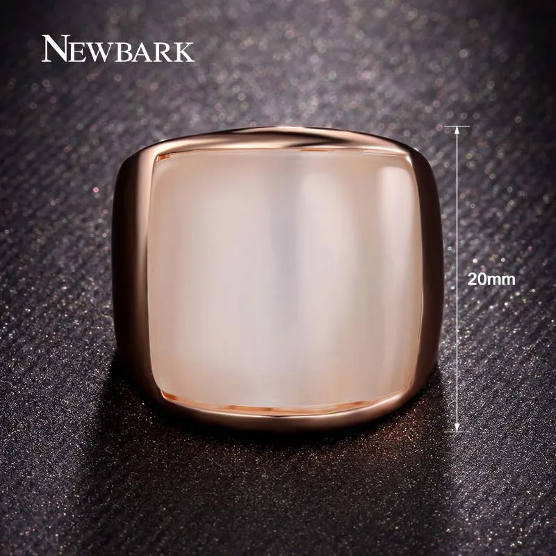 Newbark любителей палец кольцо подарок Синтетический Опал Камень удачи ювелирные
