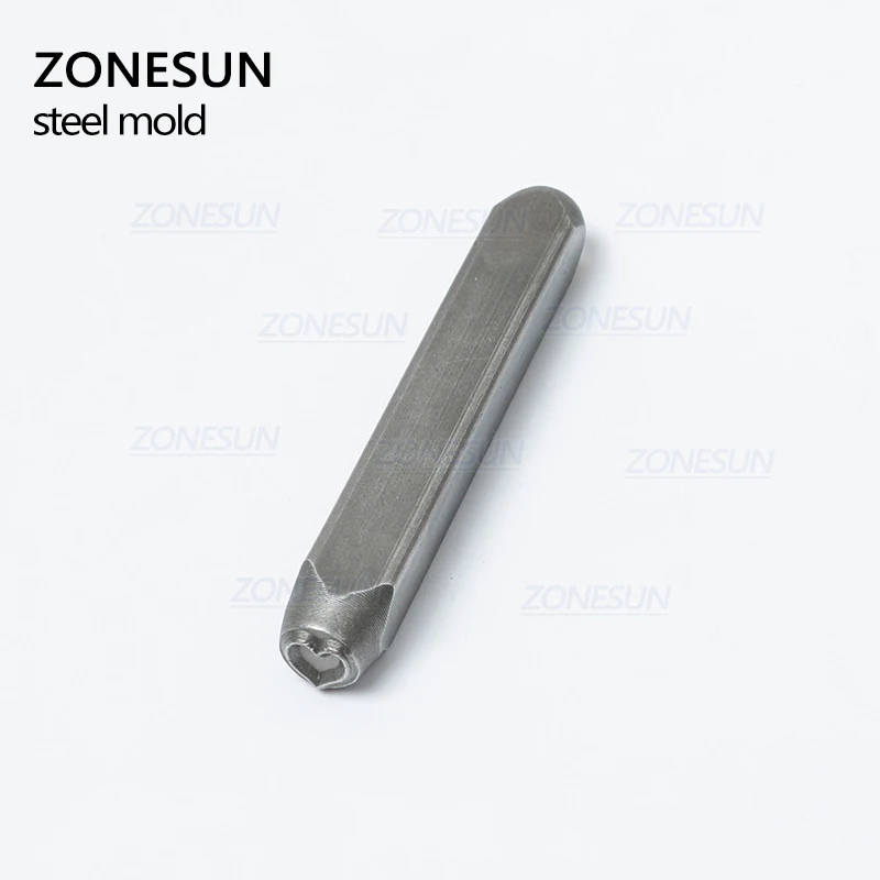ZONESUN ювелирные изделия в форме сердца штамповка металла алфавит логотип стальные штампы формы маркировка инструмент штамповки для Золотого кольца браслет ожерелье