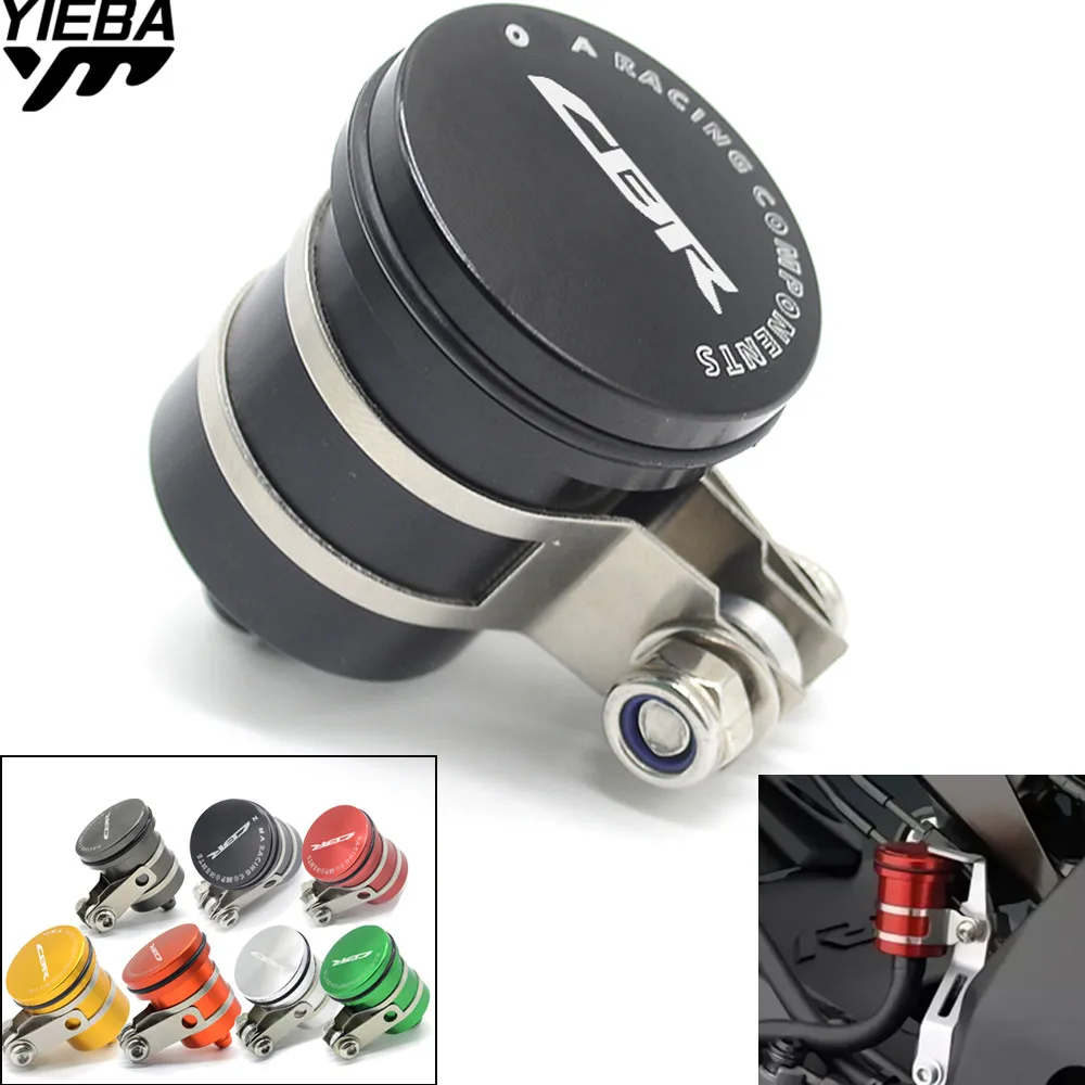

for honda CBR500R CB599 cbr 600 cb 750 cb400 cb1300 cbr 1000 rr Motorcycle Fluid Reservoir Billet Rear Brake Clutch Tank Oil Cup