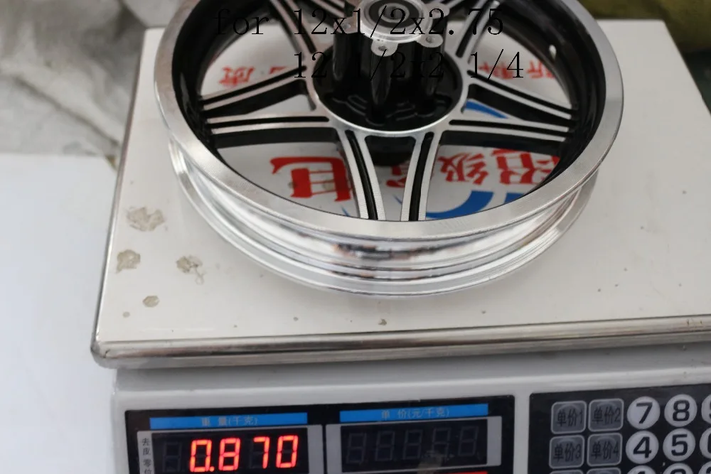 Алюминиевый обод ступицы колеса MX350 MX400 12 1/2x2 75 грязевой велосипед скутер
