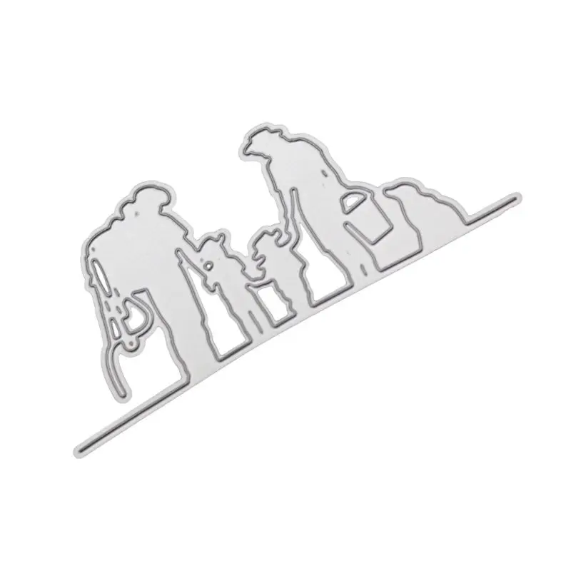 Семья металла резки штампы трафарет резак для DIY Скрапбукинг штамп альбомов