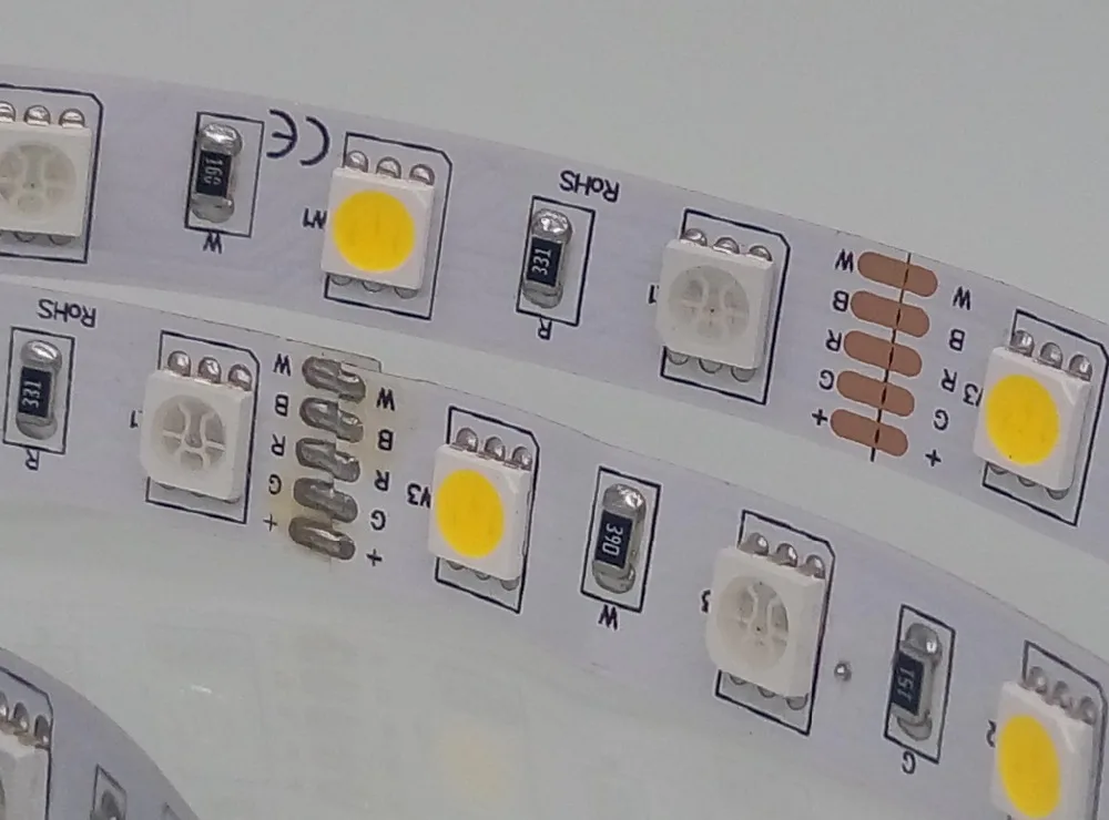5 м ~ 15 5050SMD rgbw rgbww Светодиодная лента + черная светодиодная Сенсорная панель