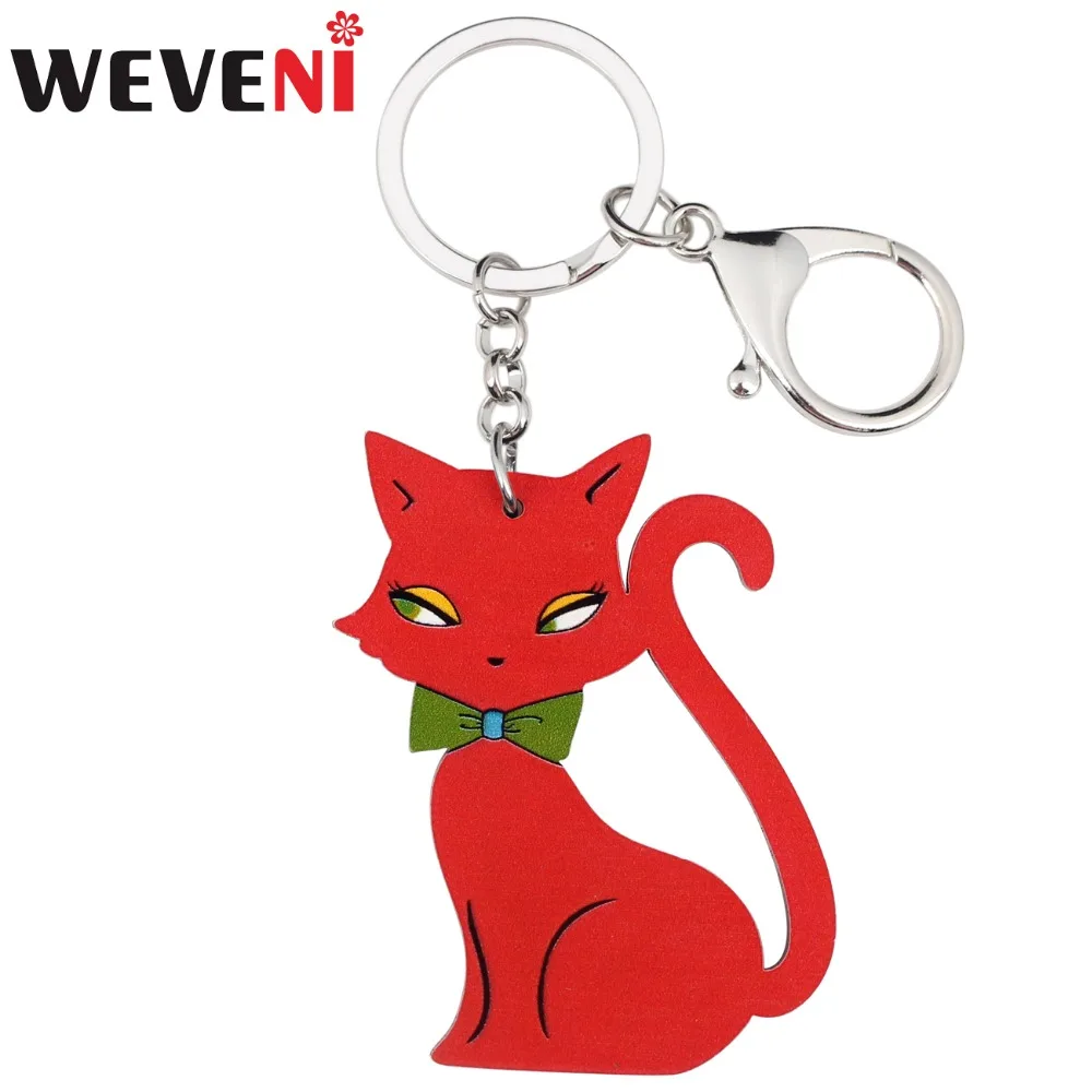 WEVENI акриловые украшения 2018 брелок для ключей женщин сумка девушек кошелек с