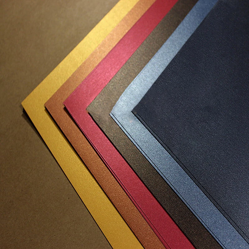 100pcs освобождают бумагу перлы бумажной размера 21x29.7cm 250gsm двойную surafces 16colors для