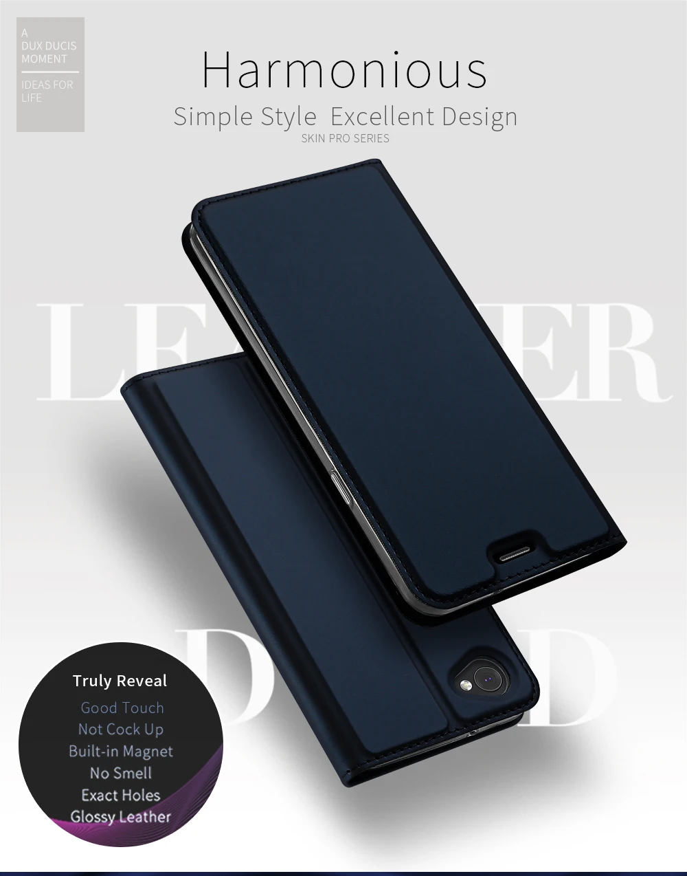 DUX DUCIS Роскошный кожаный чехол-книжка для LG Q6 чехол-бумажник Alpha Q6a Q 6 a M700 чехол