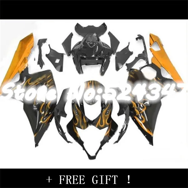 

Injection Fairing Kit With Rear Seat Cover Fits For GSXR1000 K5 2005-2006 GSXR 1000 05-06 black Orange