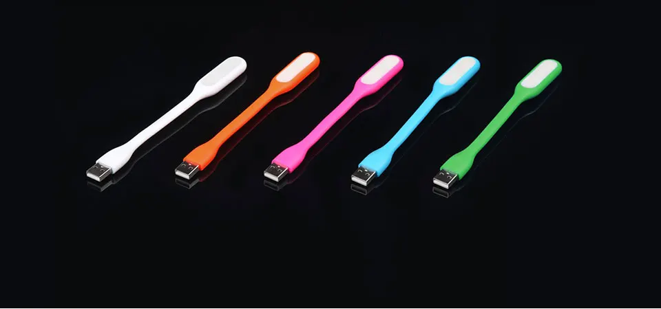 Светодиодный USB светильник для чтения, книжный светильник, гибкая лампа для ухода за глазами, яркие настольные лампы, мини USB светодиодный светильник для ПК и ноутбука, внешний аккумулятор