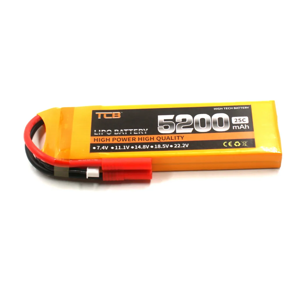 TCB RC игрушки LiPo батарея 11 1 V 5200mAh 25C 3S для радиоуправляемый самолет Квадрокоптер