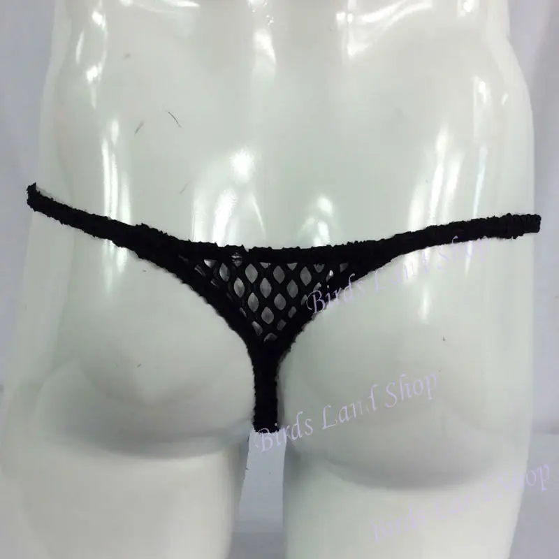 Пикантные мужские стринги нижнее белье черная большая сетка g4039|mens thong underwear|sexy man