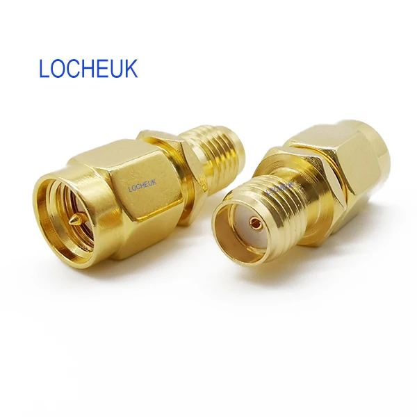 2pcs A 2 шт. разъем jack SMA разъем RP SMA гнездо адаптера Позолоченные RF коаксиальный Разъемы SMA женский мужской терминал - Цвет: 2pcs A