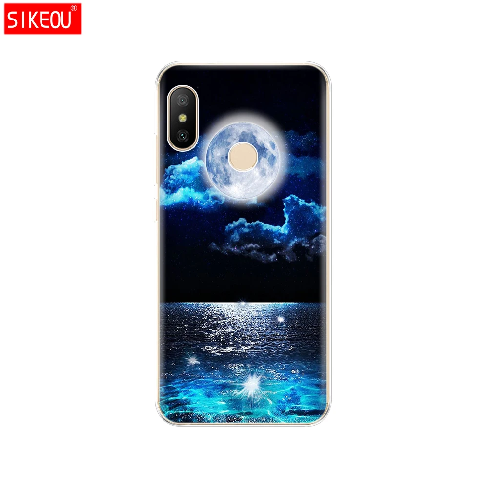 12063 Силиконовый чехол для Xiaomi mi A2 LITE, чехол с полной защитой, мягкая задняя крышка из ТПУ, чехол для телефона s для Xio mi A2 LITE, бампер, чехол с котом - Цвет: 12063