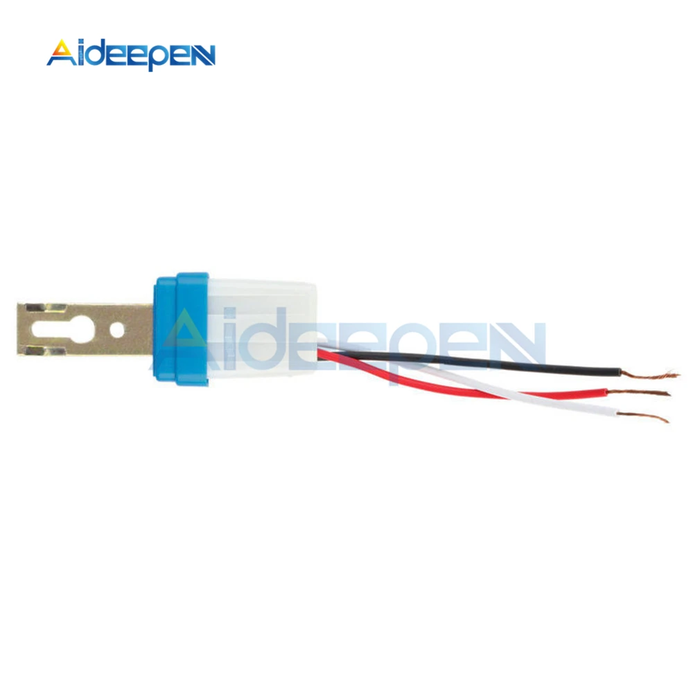 Автоматический переключатель уличного света на фотоэлемент AC/DC 12V 50-60Hz 10A фотопереключатель