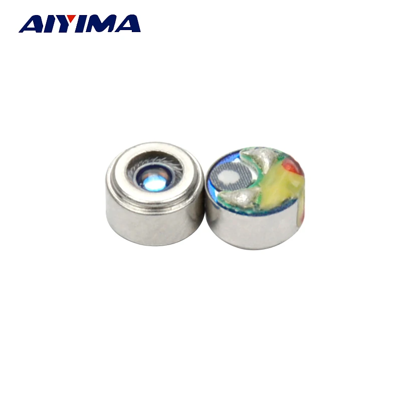 Aiyima 20 шт. 6 мм наушников Audio Колонки блок 16ohm 3 МВт наушники Динамик DIY гарнитура