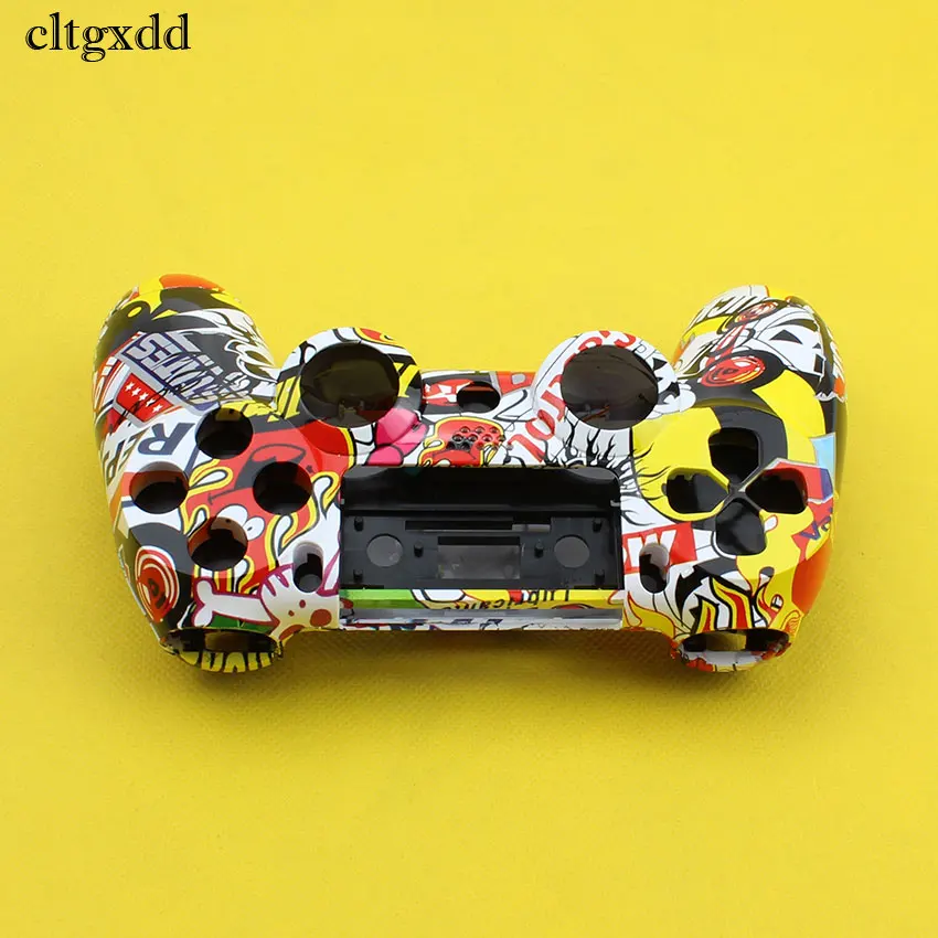 Cltgxdd для PS4 контроллер чехол Передняя Задняя верхняя крышка корпус контроллер оболочка для sony DualShock 4 геймпад гладкая