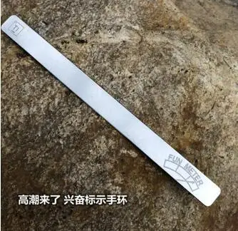 EDC мужские и женские браслеты Титановый стальной лист браслет дизайн