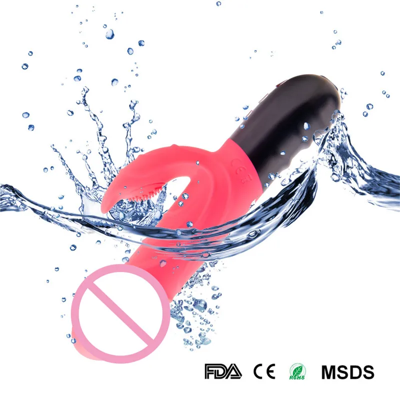 vibrator sex toys for woman silicone dildo Female Masturbation USB 10 Speed Vibrator Super Strong Dual Motors w413 | Красота и