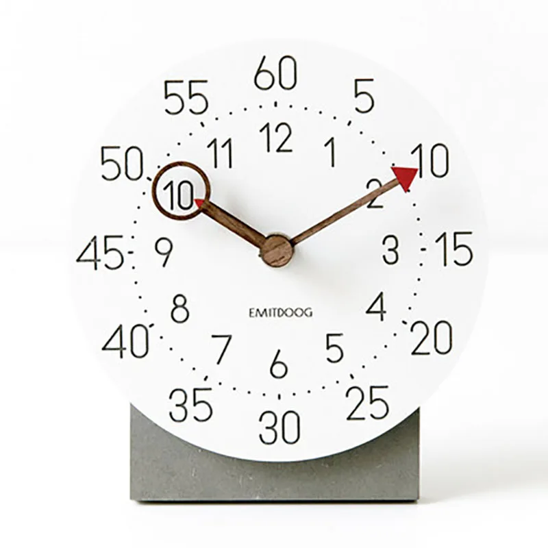Настольные Цифровые маленькие деревянные часы маятниковые электронные