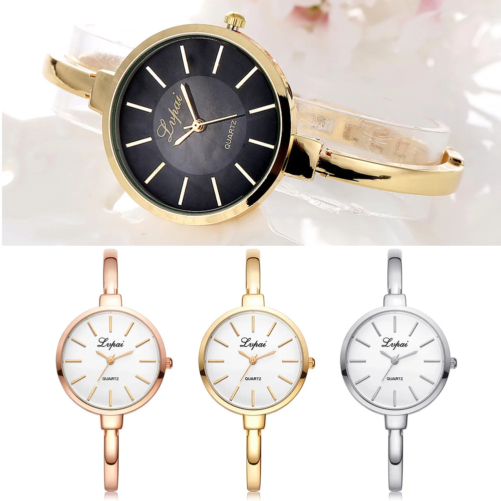 Часы кварцевый браслет металлический аналоговый роскошный Fabala Повседневный |