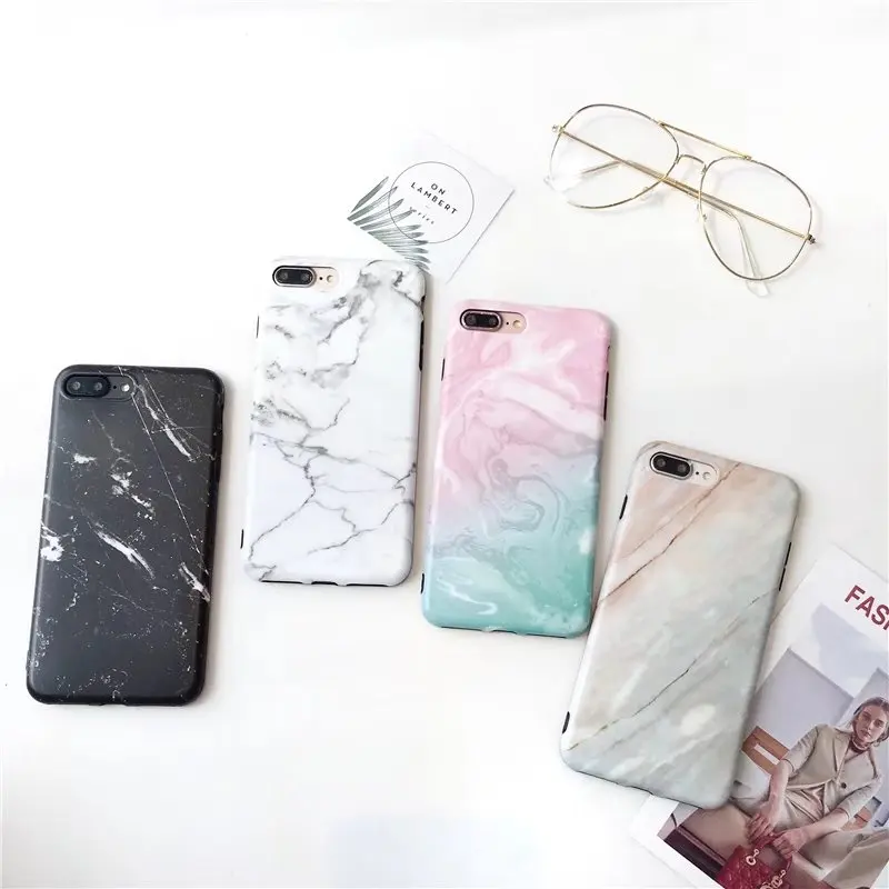 Для iPhone 6 S Чехол 3D новые модные роскошные Дизайн Мрамор Мягкий силиконовый чехол