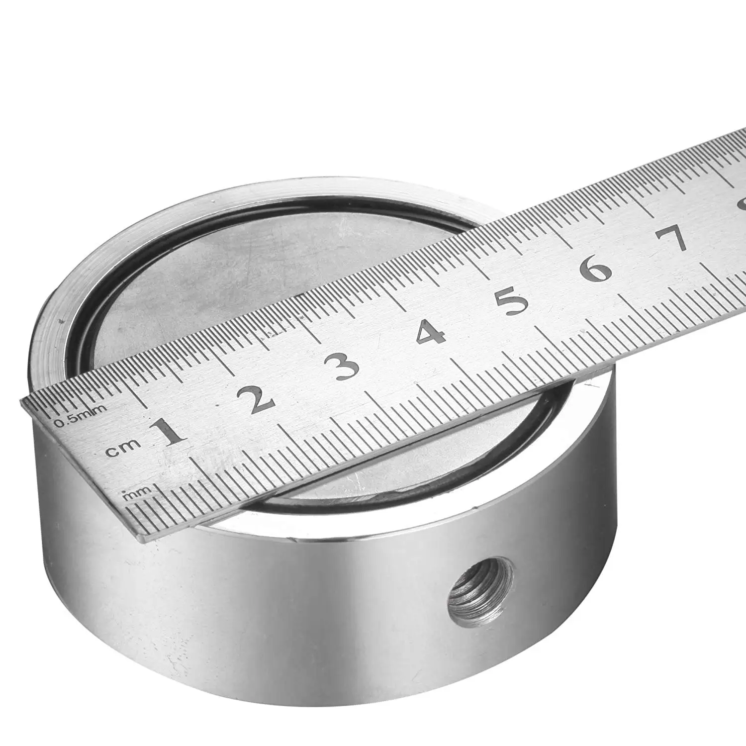 

Double Sided Fishing Magnet 660 LBS Pulling Force Super Strong Neodymium Round Magnet Underwater Treasure Hunting Tool