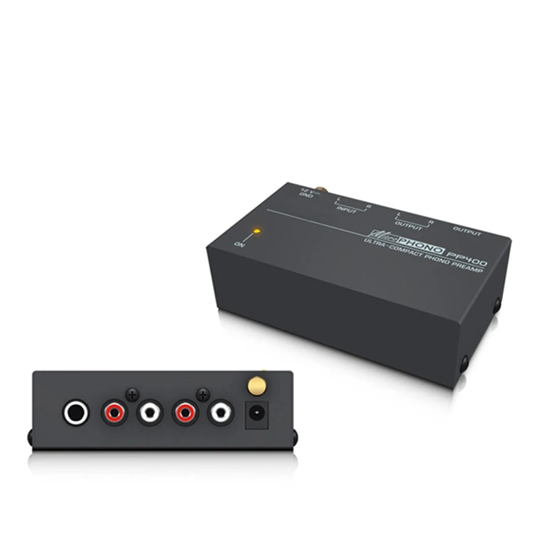 Сверхкомпактный преусилитель Phono с Rca 1/4 дюйма Trs интерфейсы Preamplificador Preamp