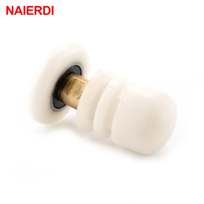 Латунные колеса для душа NAIERDI сменные дверей ролики резиновые душевых кабин