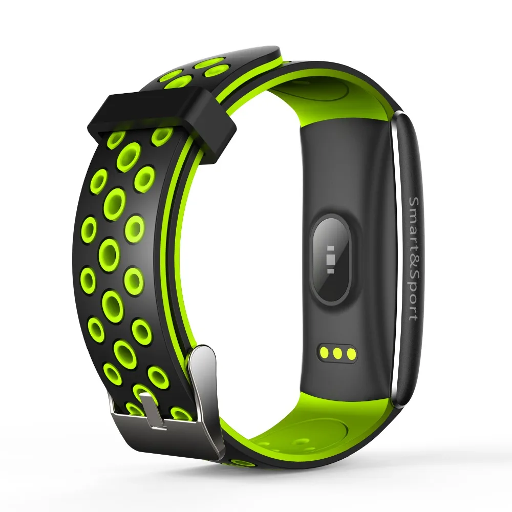 Smartch Z11 Смарт часы браслет Цвет Экран сердечного ритма крови Давление монитор