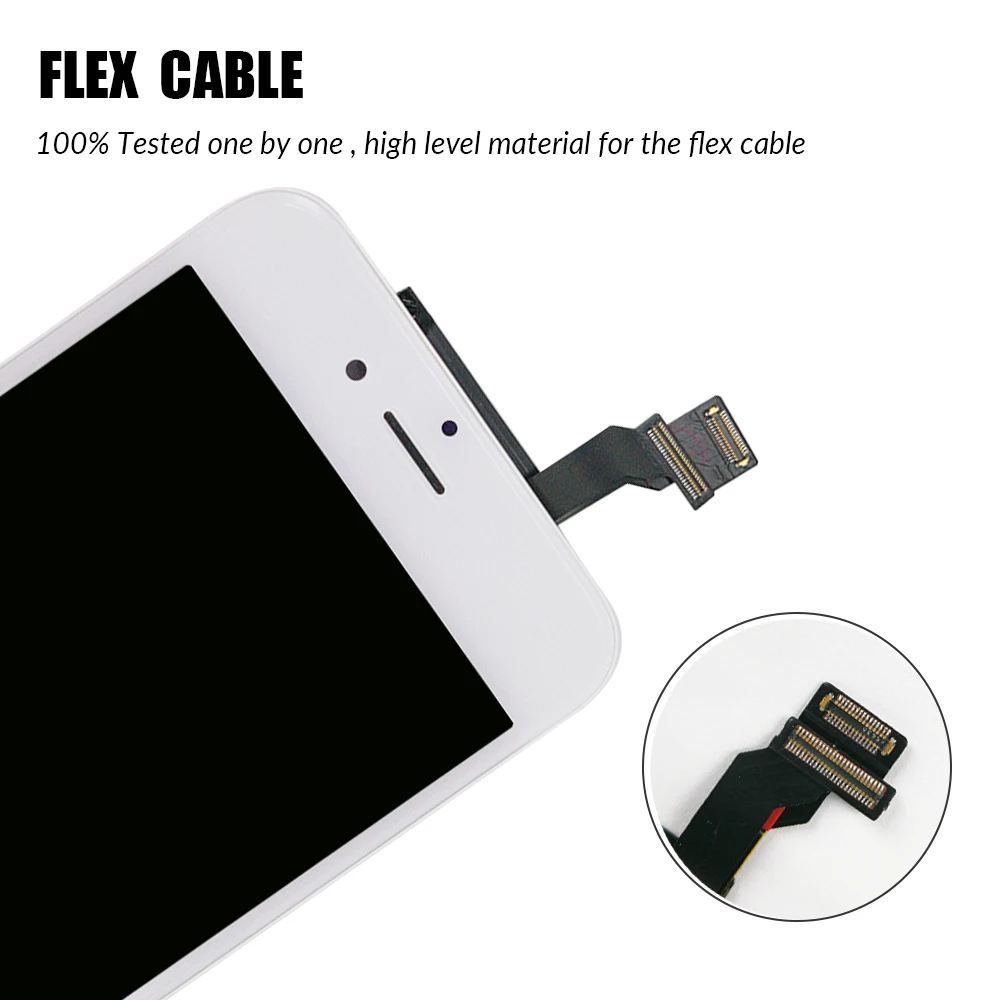 ЖК дисплей AAA для iphone 5s 6 6s 7 8 Plus с сенсорным экраном дигитайзер 3D Force полная сборка