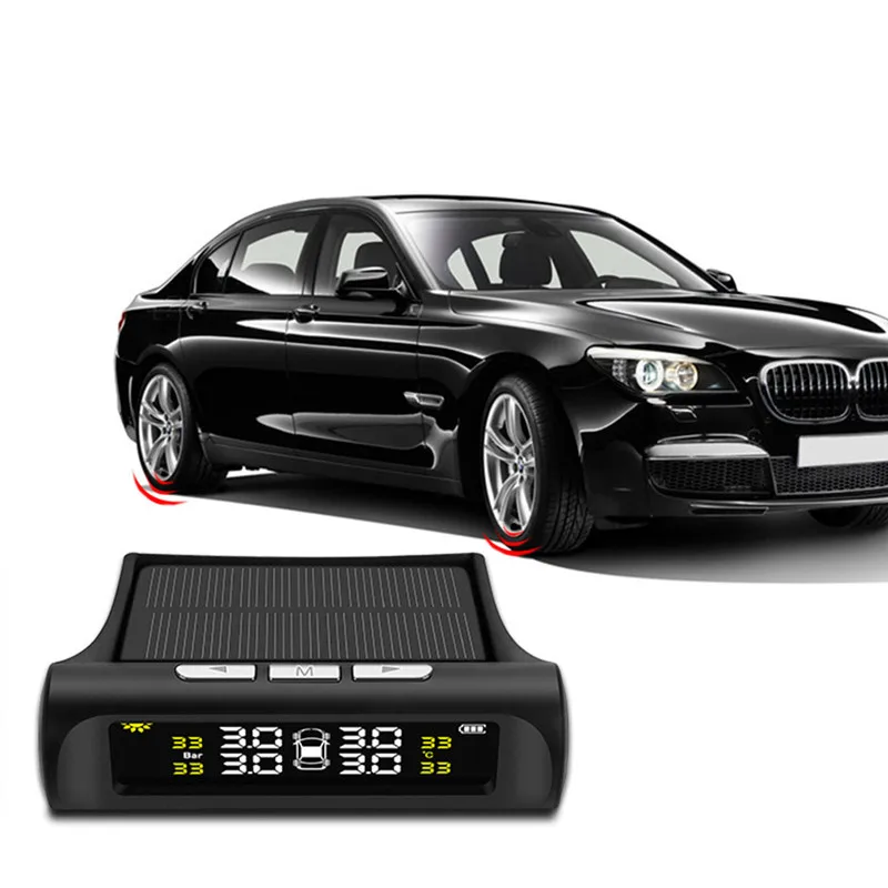 TPMS система контроля давления в шинах Солнечная энергия Универсальная