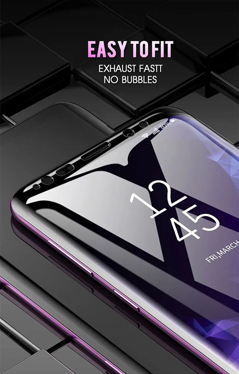 Для Samsung galaxy S10 E Note 10 9 8 S9 S8 Plus S7 S6 Edge закаленное стекло Защита для экрана изогнутый
