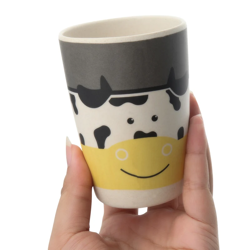 5 шт./компл. набор для кормления ребенка с чашей вилки ложка чашка посуды из