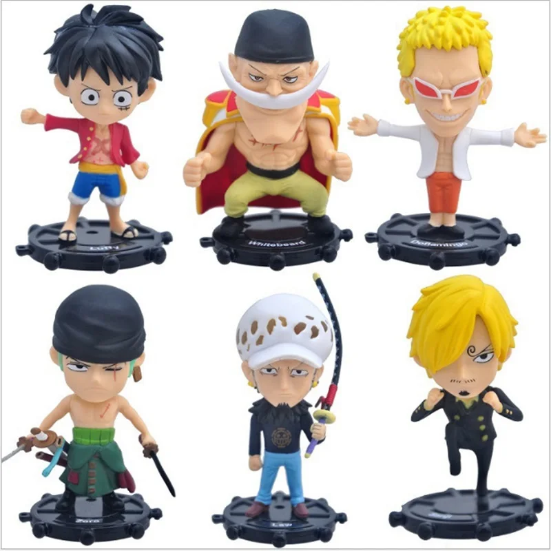 6 шт./компл. горячая Распродажа мини юбка пачка Одна деталь Луффи Ace и изображением