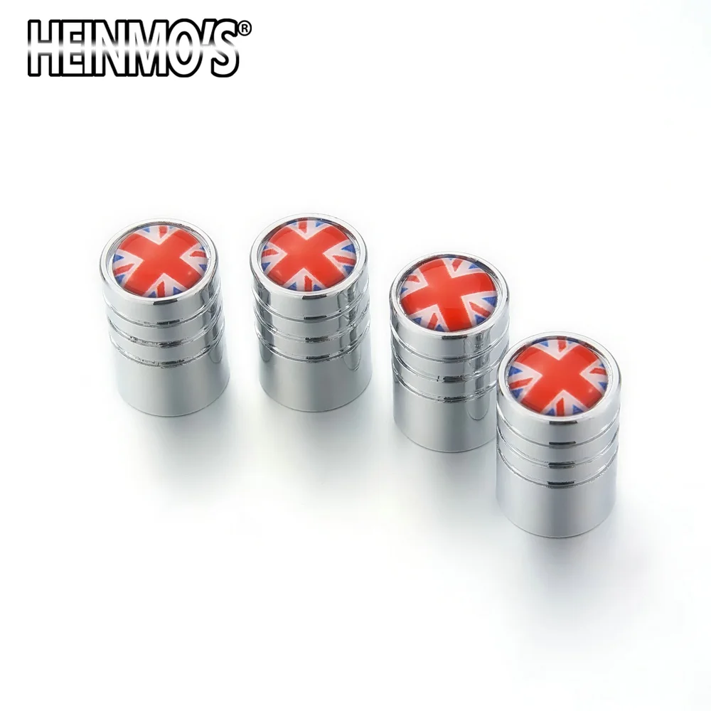 Red Union Jack Для MINI Cooper Countryman Clubman R55 R60 F54 F55 F60 для MINI F56 колпачки клапанов для автомобильных колес, аксессуары для MINI R56 - Цвет: Red Union Jack