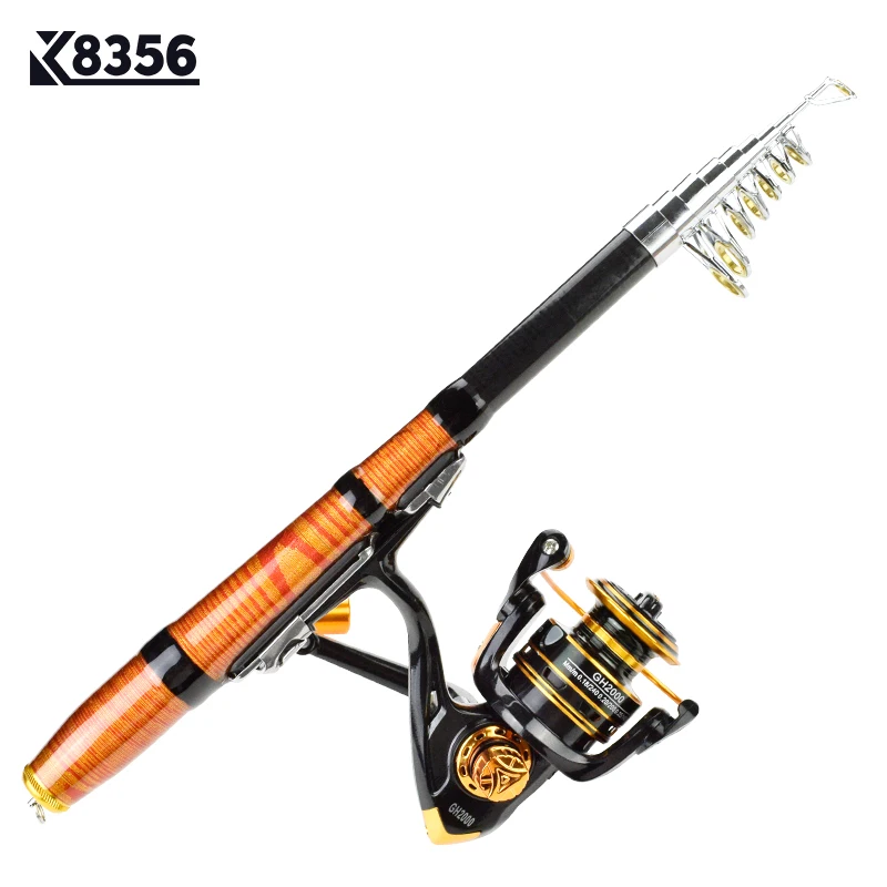 K8356 99% углеродная портативная телескопическая мини удочка 1 2 м/1 5 8 м/2 М