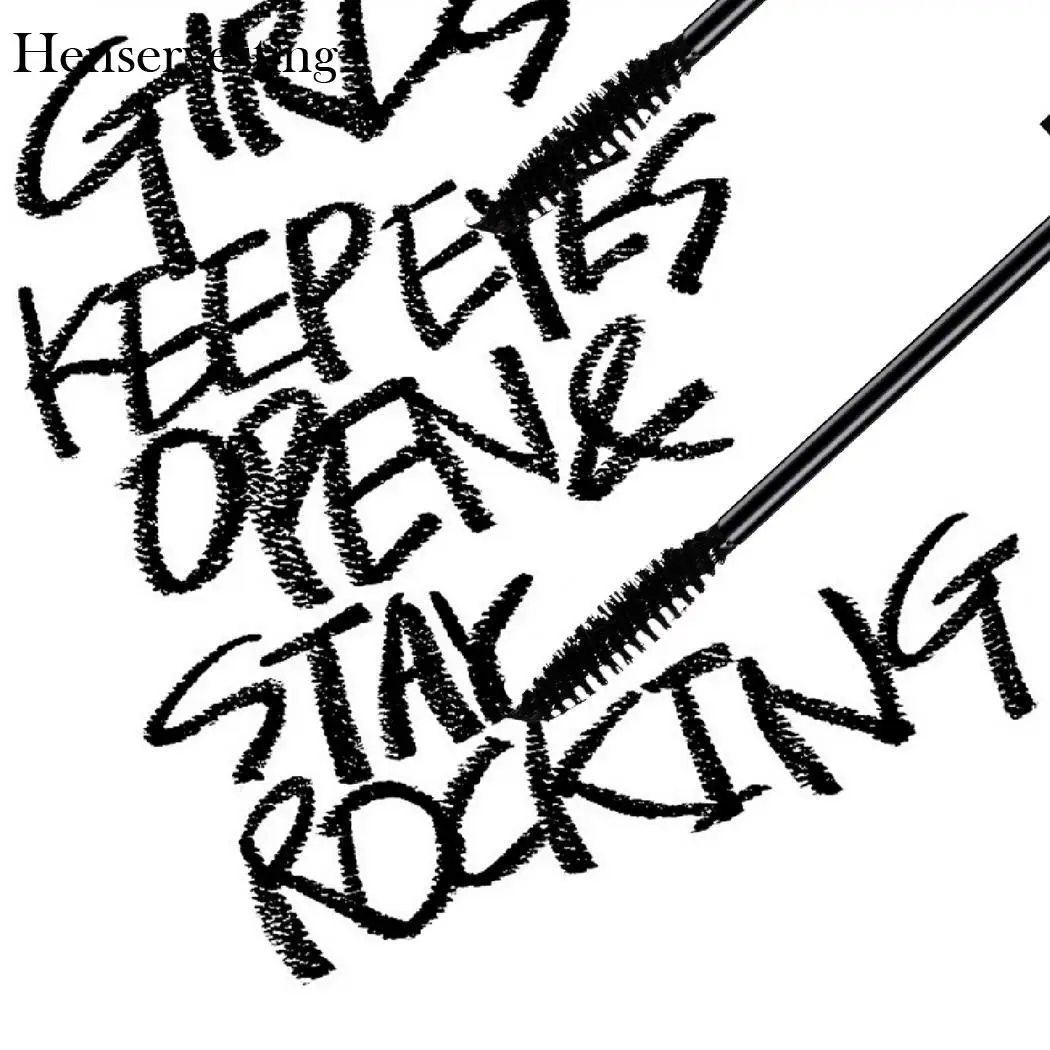 Макияж Толстый водонепроницаемый жидкая тушь для ресниц завивка Черная