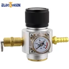 Набор зарядного устройства Co2 для содовой воды, регулятор газа 0-90psi Mini CO2 с выпускным клапаном, прямое подключение к цилиндру T21 * 4 для газированной воды