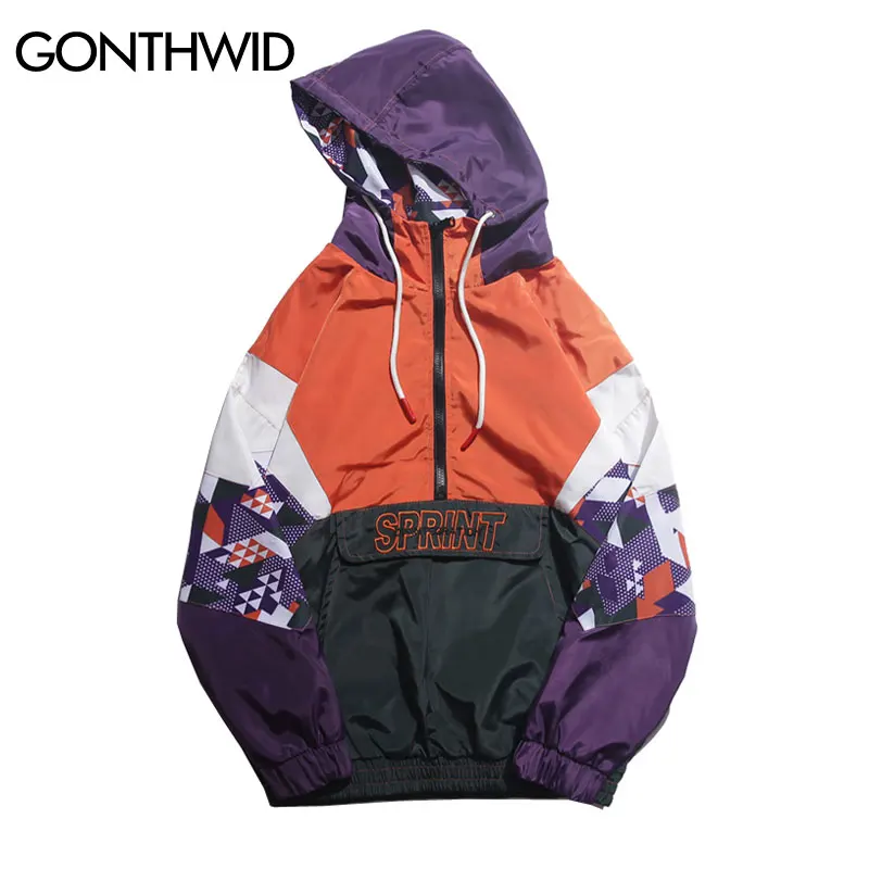 Мужская толстовка с капюшоном GONTHWID осенняя повседневная куртка в стиле хип хоп