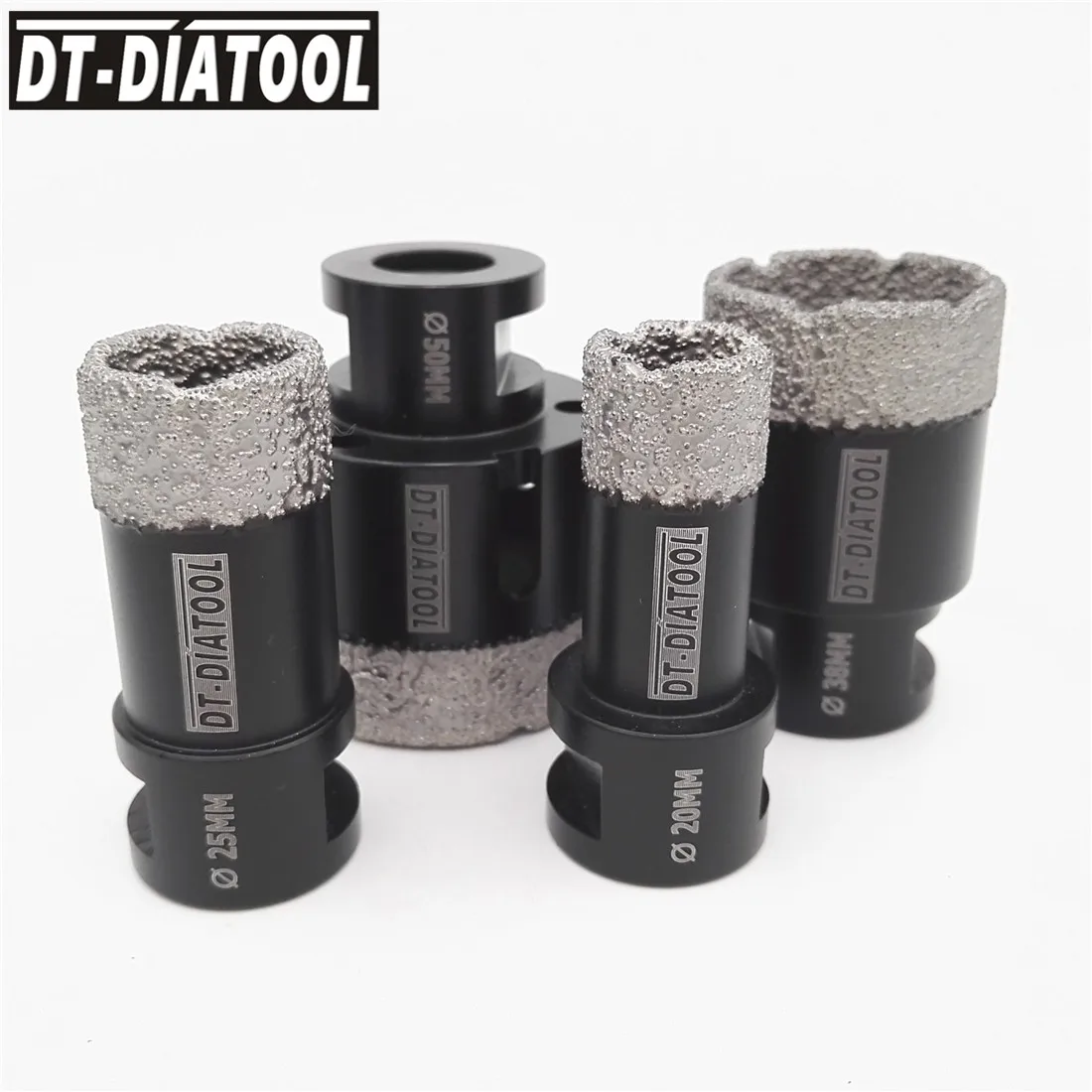 DT DIATOOL 4 шт./pk сухой вакуумной пайки Алмазные сверлильные коронки Отверстие пила