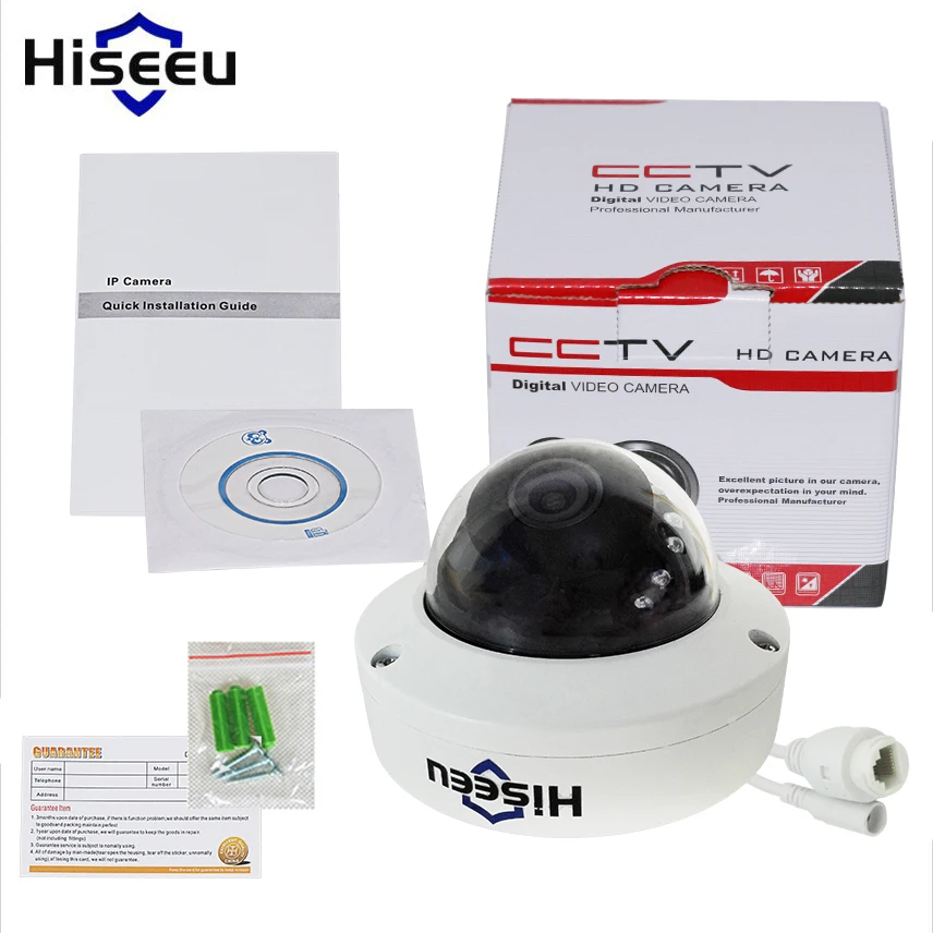 Hiseeu 720 P 960 HD Ip-камеры Сетевые Камеры Видеонаблюдения Купольная Ик-Android IOS