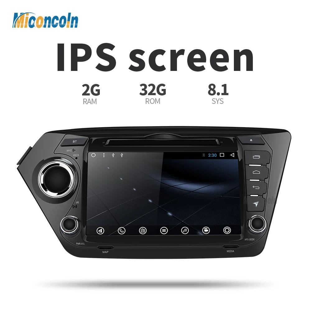 Miconcoln 2G + 32G android 8 1 автомобильный dvd gps плеер автомобильное радио навигация видео